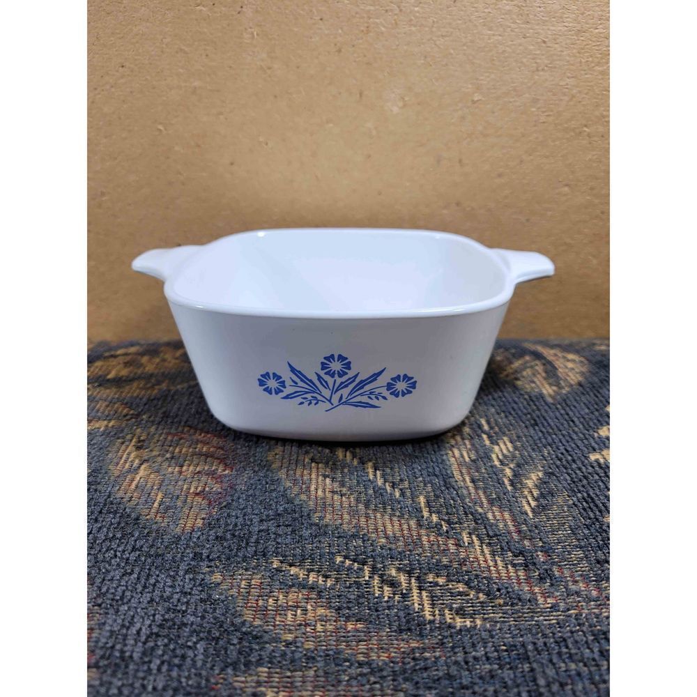 Vintage Corning Ware P-43-B Cornflower Blue Dishes (2 3/4 Cup)- Set of 2